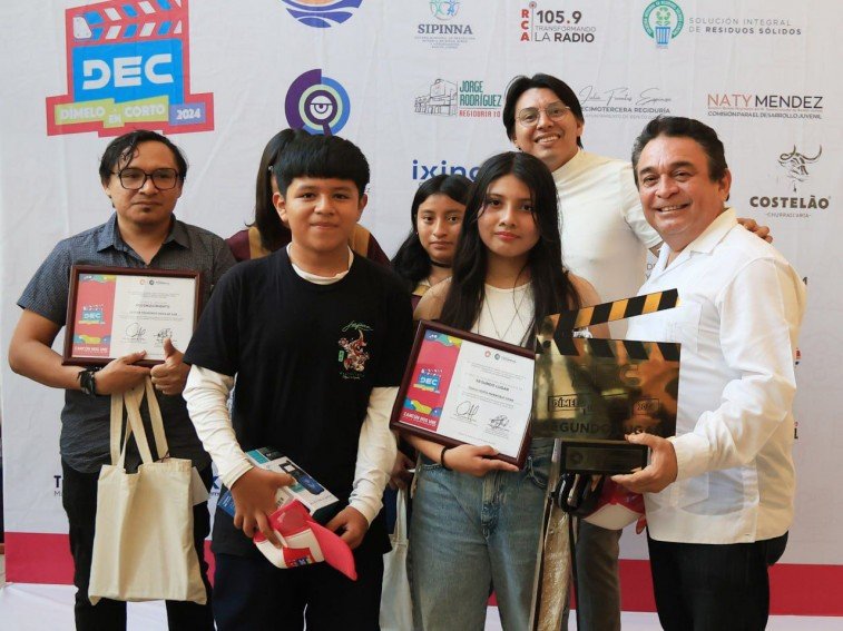 PREMIA GOBIERNO DE BJ A GANADORES DE “DÍMELO EN CORTO 2024“