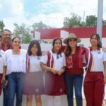 INAUGURA MARA LEZAMA Y ANA PATY PERALTA SECUNDARIA TÉCNICA NÚMERO 43 EN FRACCIONAMIENTO KUSAMIL