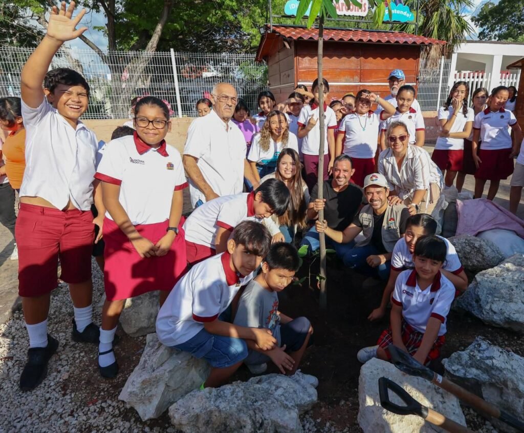 CONMEMORA GOBIERNO DE BJ DÍA DEL ÁRBOL CON ACTIVIDAD INTERACTIVA PARA NIÑOS
