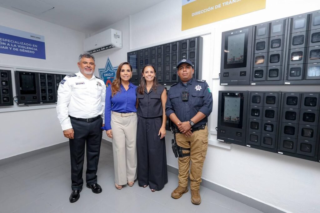 ANA PATY PERALTA, CON EL RESPALDO DE LA GOBERNADORA MARA LEZAMA, IMPULSA NUEVA ERA DE SEGURIDAD EN CANCÚN CON 725 CÁMARAS CORPORALES