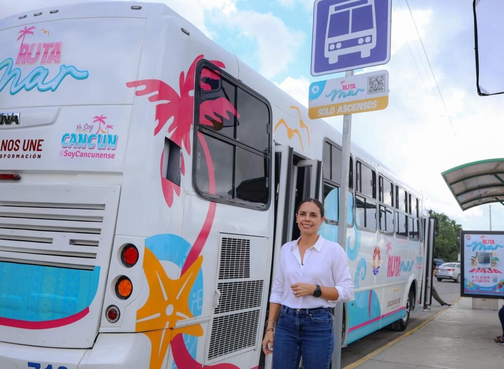 LANZA ANA PATY PERALTA PROYECTO “RUTA MAR”, EL TRANSPORTE DE LA JUSTICIA SOCIAL HACIA LAS PLAYAS DE CANCÚN