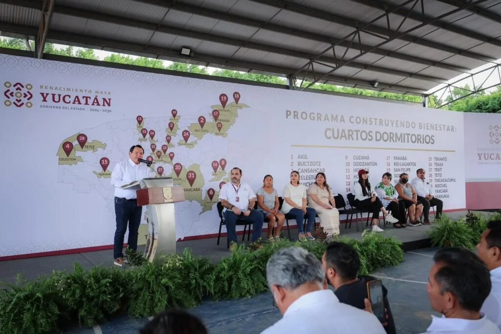 INVERSIÓN ESTATAL PARA CONSTRUIR CUARTOS HABITACIÓN EN MUNICIPIOS PRIORITARIOS DE YUCATÁN